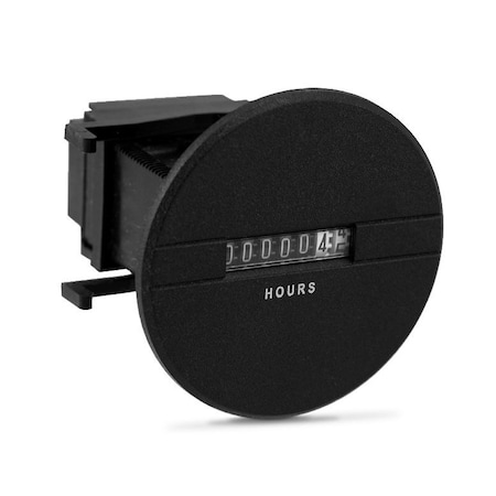 Trumeter HR, 115/60 MIN SAE SCT WITH CLIP Electromechanical Hour Meter 711-0013